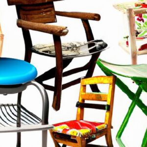 Inspire-se com Decoupage feitas com cadeiras de cozinha